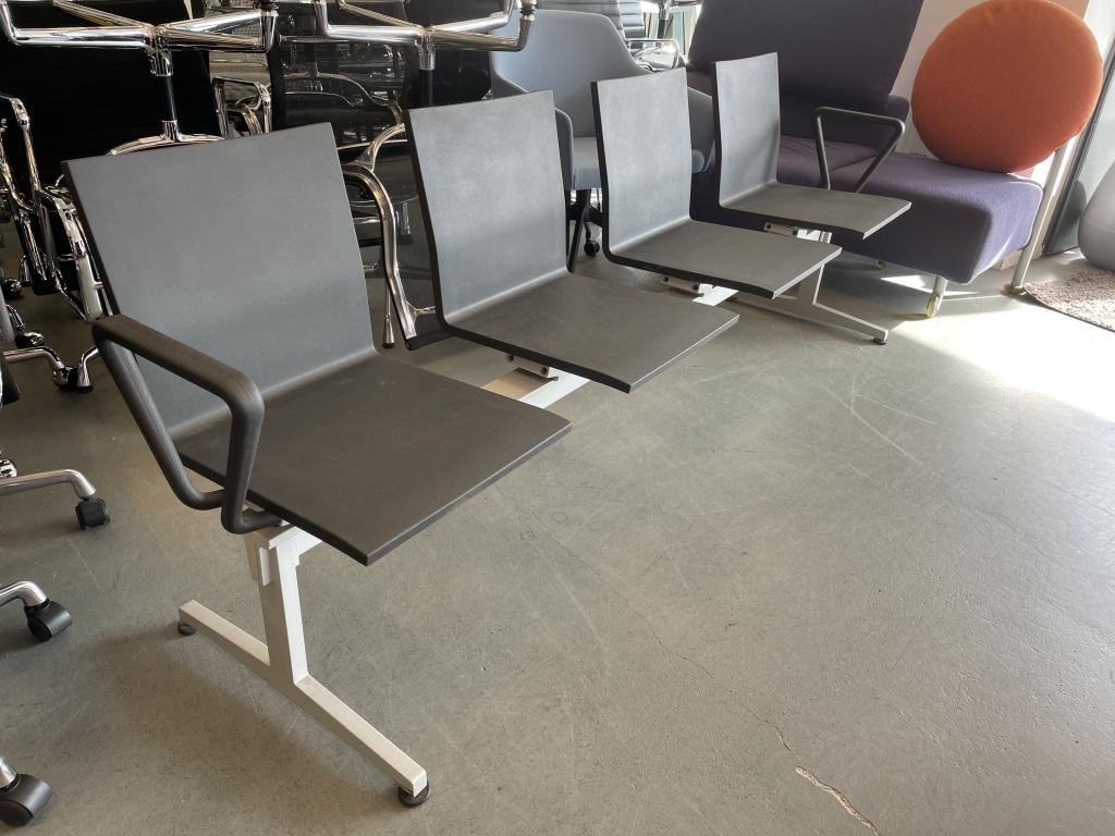 1x Vitra Maarten van Severen Bank op Traverse .04 Antraciet