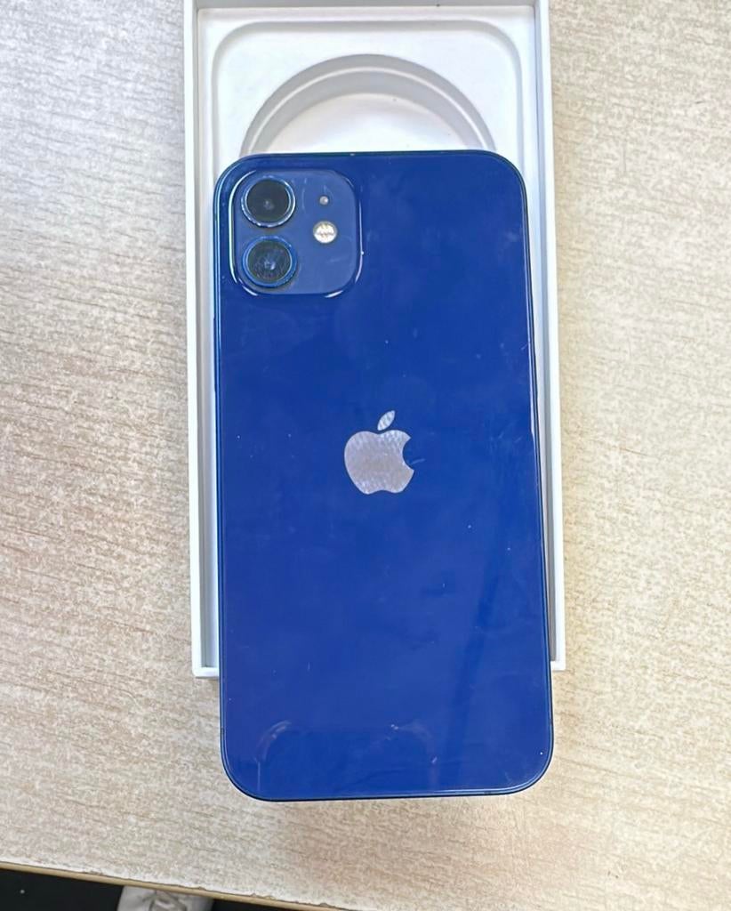 Iphone 12 blauw 64GB, Telecommunicatie, Mobiele telefoons | Apple iPhone, Ophalen, Gebruikt, Blauw, Zonder simlock