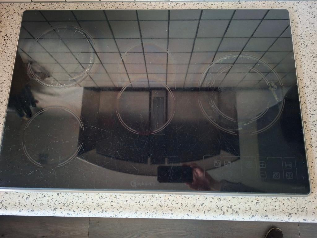 Bauknecht Keramische kookplaat, Ophalen, Gebruikt, Keramisch, 4 kookzones