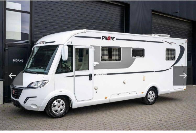 Pilot integraal G740, Caravans en Kamperen, Campers, Particulier, tot en met 4, Integraal, Pilote, Fiat, Diesel, Handgeschakeld