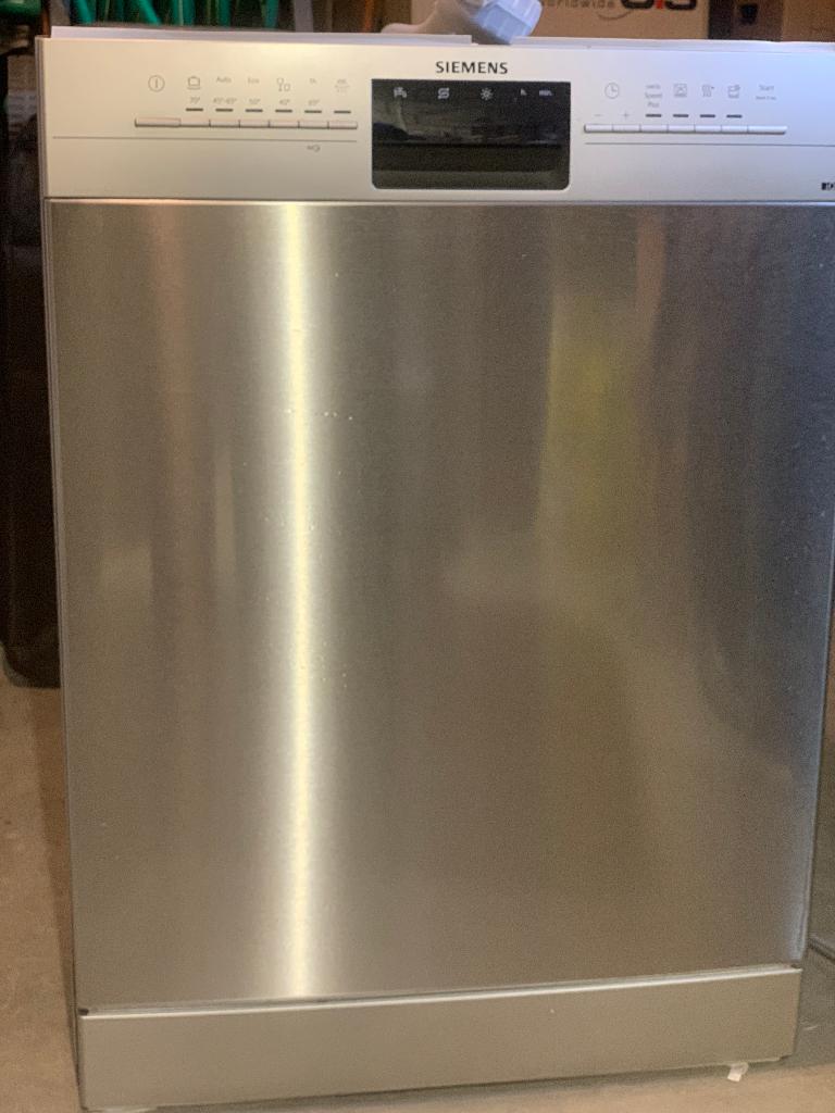 Siemens vaatwasser vrijstaand RVS, Witgoed en Apparatuur, Vaatwasmachines, Ophalen, Gebruikt, Energieklasse A of zuiniger, Minder dan 85 cm