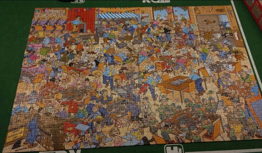 JVH 1000 stukjes NK Puzzelen, Ophalen of Verzenden, 500 t/m 1500 stukjes, Zo goed als nieuw