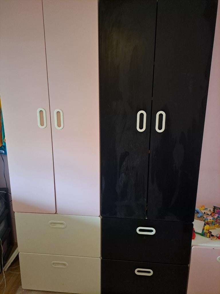Ikea Smastad kasten + speeltafel, Gebruikt, 100 tot 150 cm, 150 tot 200 cm, 25 tot 50 cm