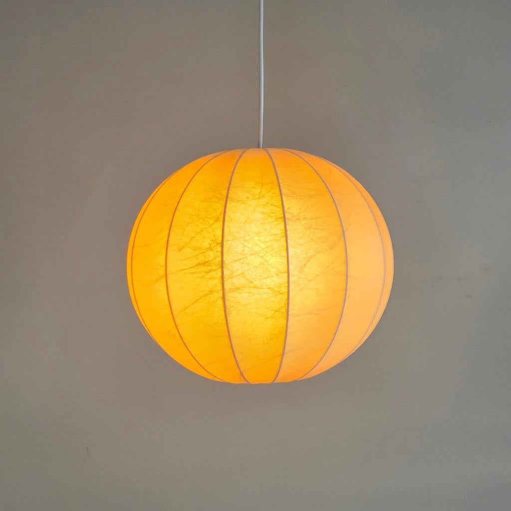 Vintage Cocoon Hanglamp van Goldkant – Duits 1970s, Ophalen of Verzenden
