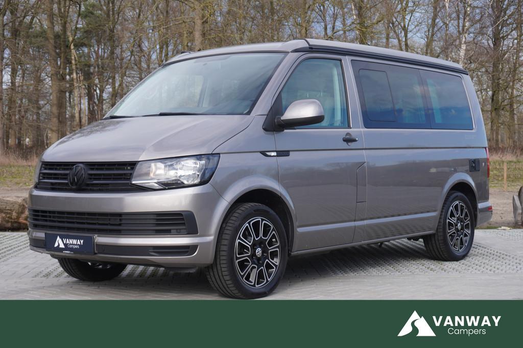 Volkswagen California Coast T6.1 150pk Trekhaak Stoelverwarm, Caravans en Kamperen, Buscamper of Camperbus, 5 tot 6 meter, VanWay Campers