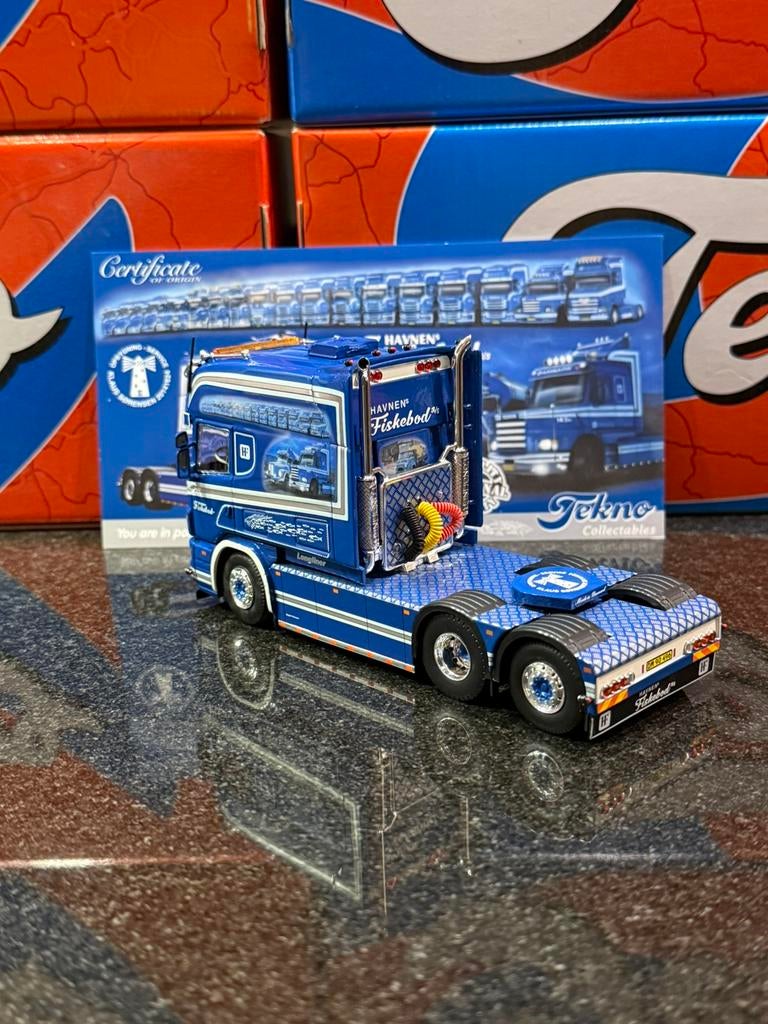 Tekno - Scania 4 Serie longline HF Transport, Verzenden, Zo goed als nieuw, Bus of Vrachtwagen, Tekno