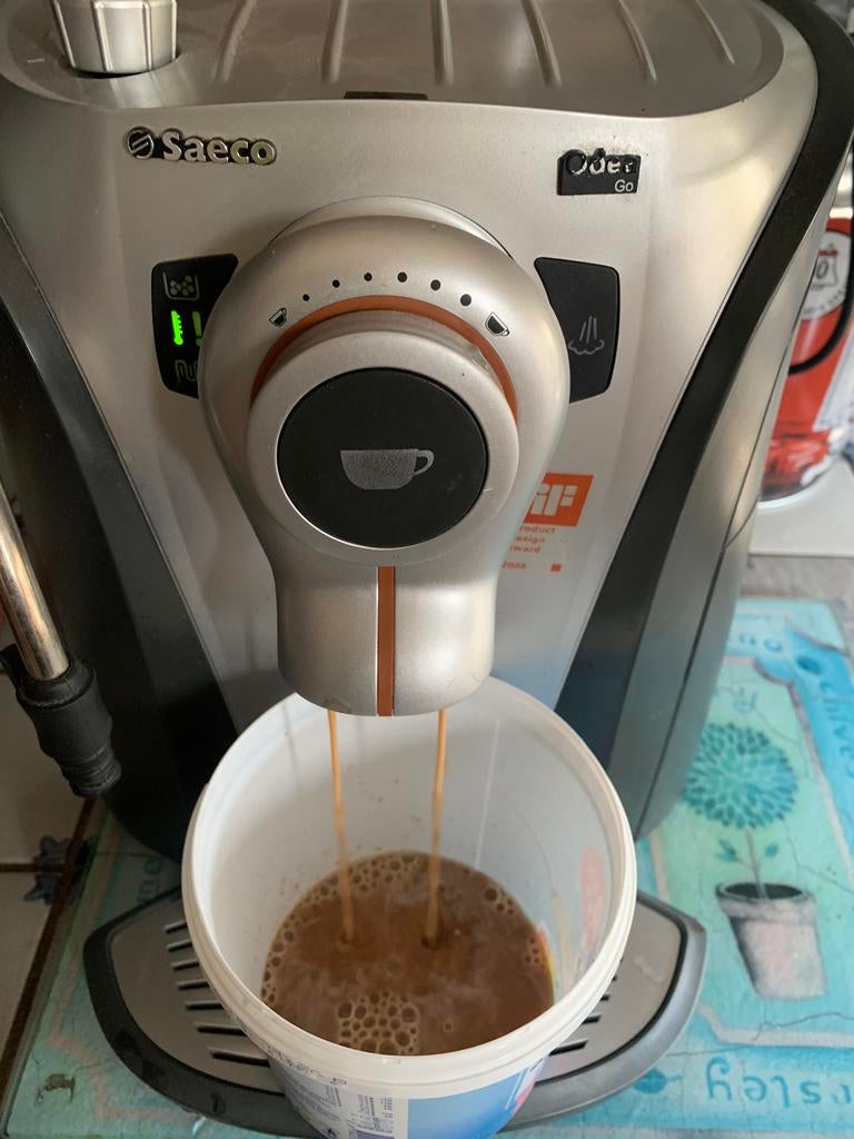 Saeco Odea go koffie expresso bonen machine, Witgoed en Apparatuur, Koffiezetapparaten, Gebruikt, Koffiemachine, Ophalen of Verzenden