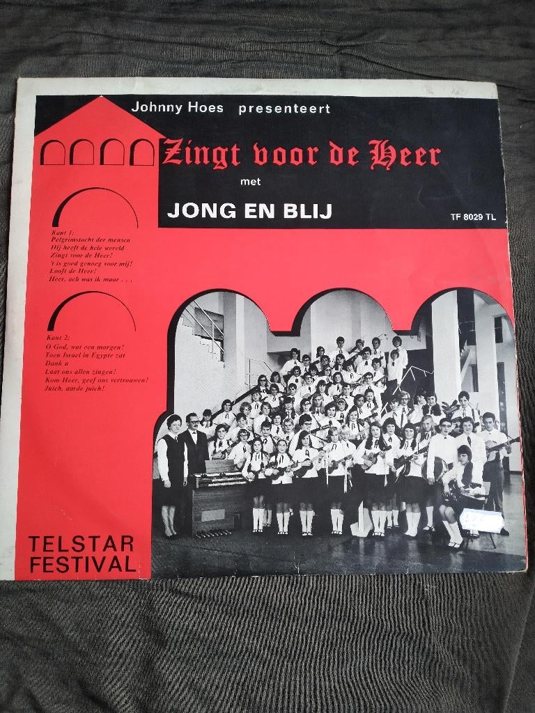 Johnny Hoes presenteert -Zingt voor de heer met Jong en Blij, Ophalen of Verzenden, Zo goed als nieuw, 12 inch, Overige genres