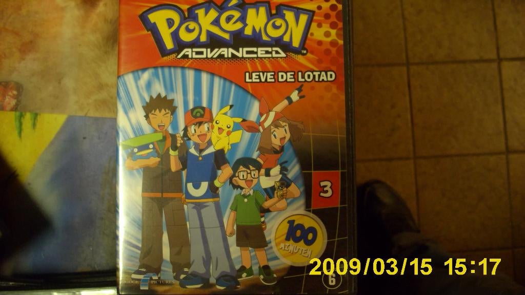 4 verschillende advanced   Pokemon dvd`s, Avontuur, Verzenden, Zo goed als nieuw, Vanaf 6 jaar