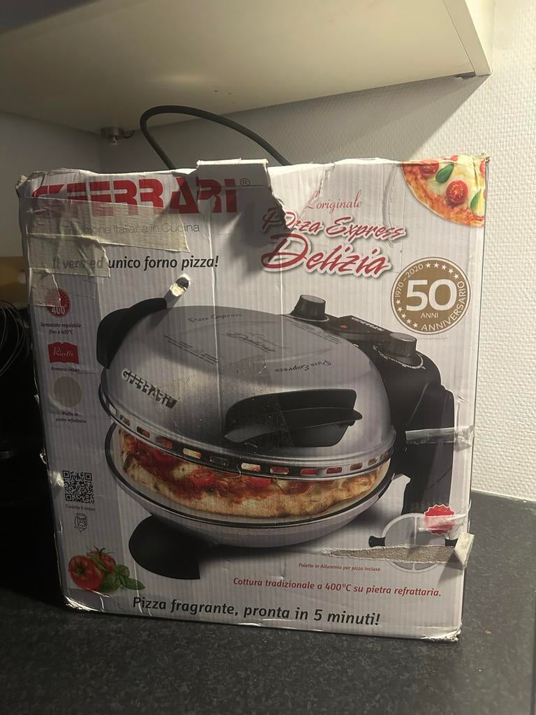 G3 Ferrari Pizza Express Delizia pizzaoven, Ophalen, Minder dan 45 cm, Gebruikt, Oven