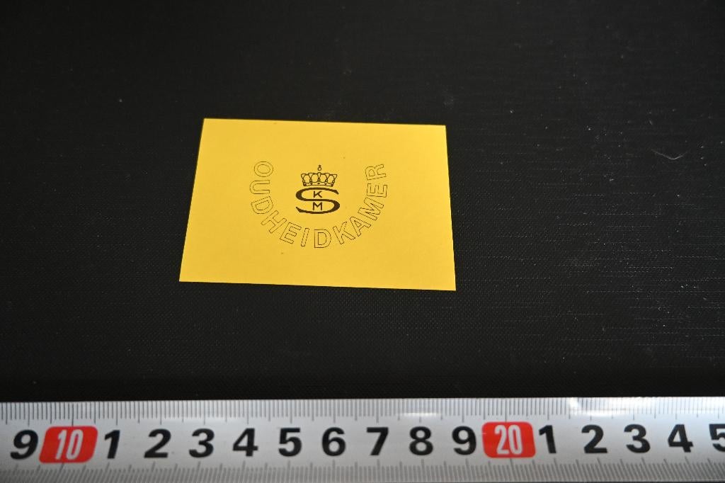 sticker SKM Oudheidskamer, Ophalen, Zo goed als nieuw