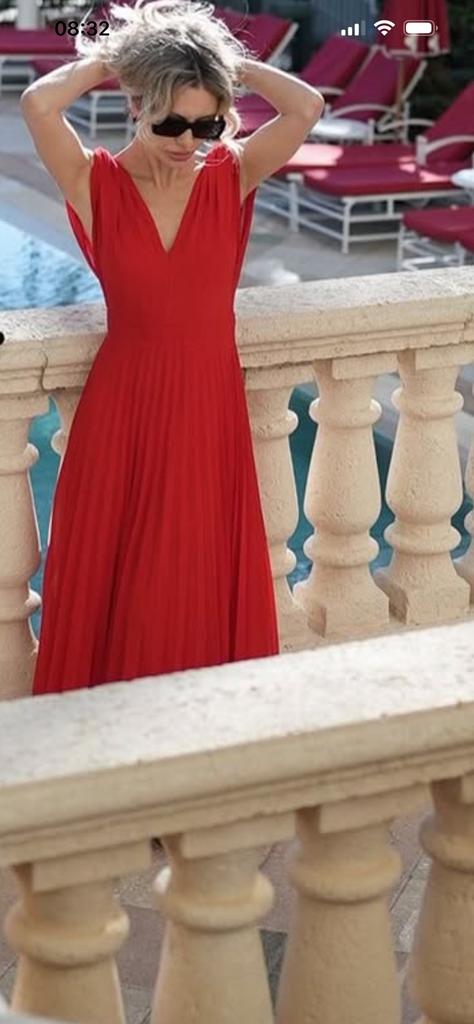 Zara rode jurk S, Kleding | Dames, Jurken, Nieuw, Ophalen of Verzenden, Maat 36 (S), Rood