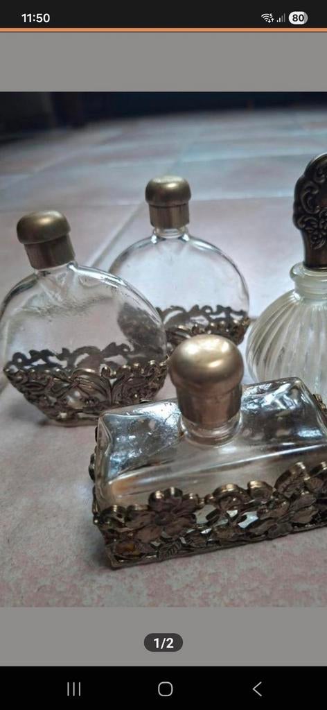 Oude parfum flesjes, Antiek en Kunst, Ophalen