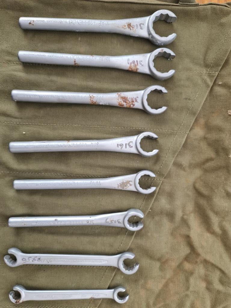 Open ringsleutels AF maten, Ophalen, Gebruikt