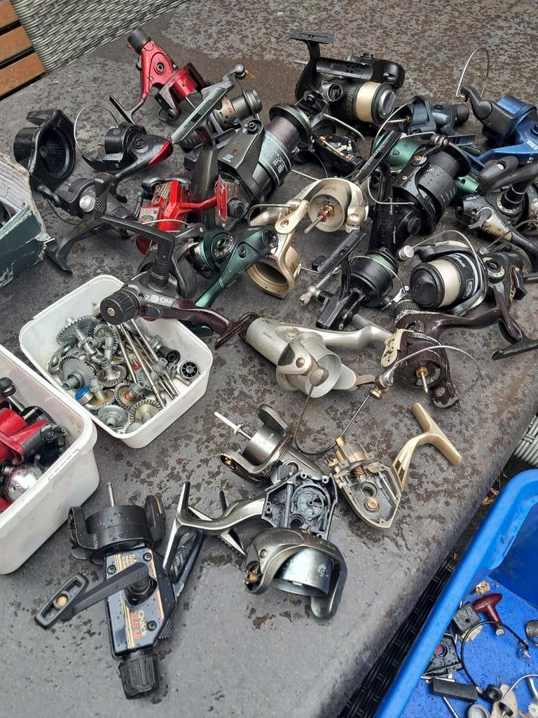 Vis molen onderdelen, Watersport en Boten, Hengelsport | Algemeen, Ophalen of Verzenden, Molen