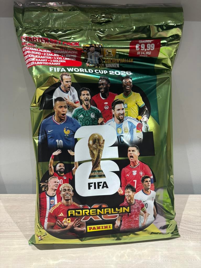 Panini Adrenalyn XL FIFA World Cup 2026 Starter Pack, Ophalen of Verzenden, Zo goed als nieuw