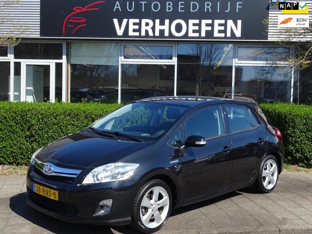 Toyota Auris 1.8 Full Hybrid Dynamic - AUTOMAAT - PARKEERCAM, Euro 5, Gebruikt, 4 cilinders, Zwart