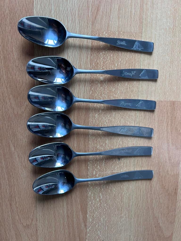 Desertlepels Jamin/Sola, Ophalen of Verzenden, Zo goed als nieuw, Zilver