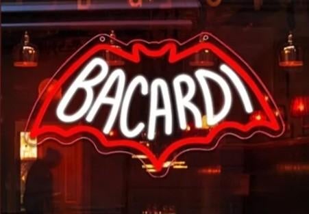 Bacardi neon Ledverlichting, Ophalen of Verzenden, Lichtbak of (neon) lamp