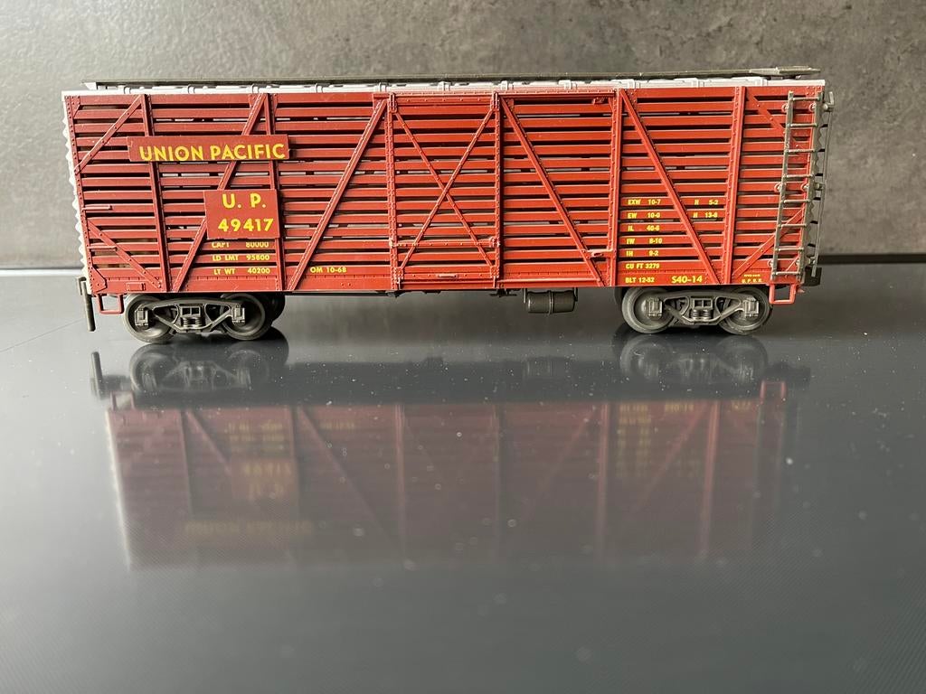 Wagon Union Pacific 49417 spoor 0 in NIEUWSTAAT, Hobby en Vrije tijd, Modeltreinen | Overige schalen, Overige merken, Gelijkstroom of Wisselstroom