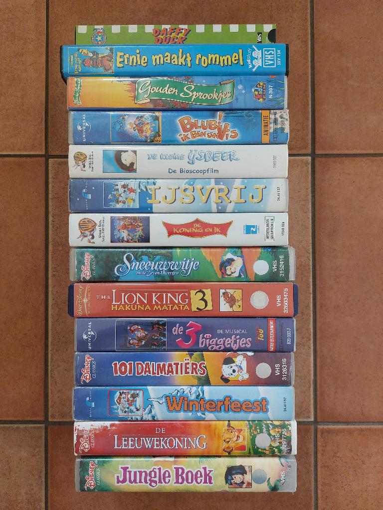 VHS video banden, Alle leeftijden, Ophalen of Verzenden, Gebruikt, Overige genres