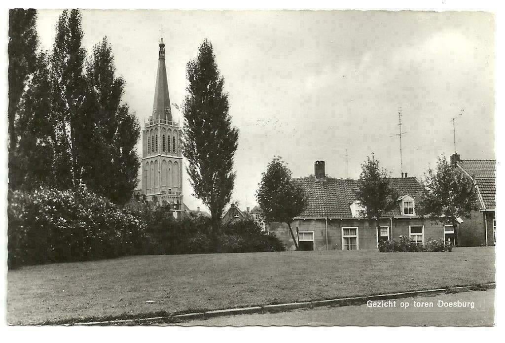 AK Doesburg - Gezicht op toren Doesburg, Verzenden, 1960 tot 1980, Ongelopen, Gelderland