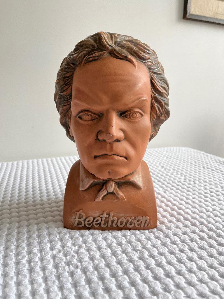 Buste Beethoven Terracotta (5), Ophalen of Verzenden