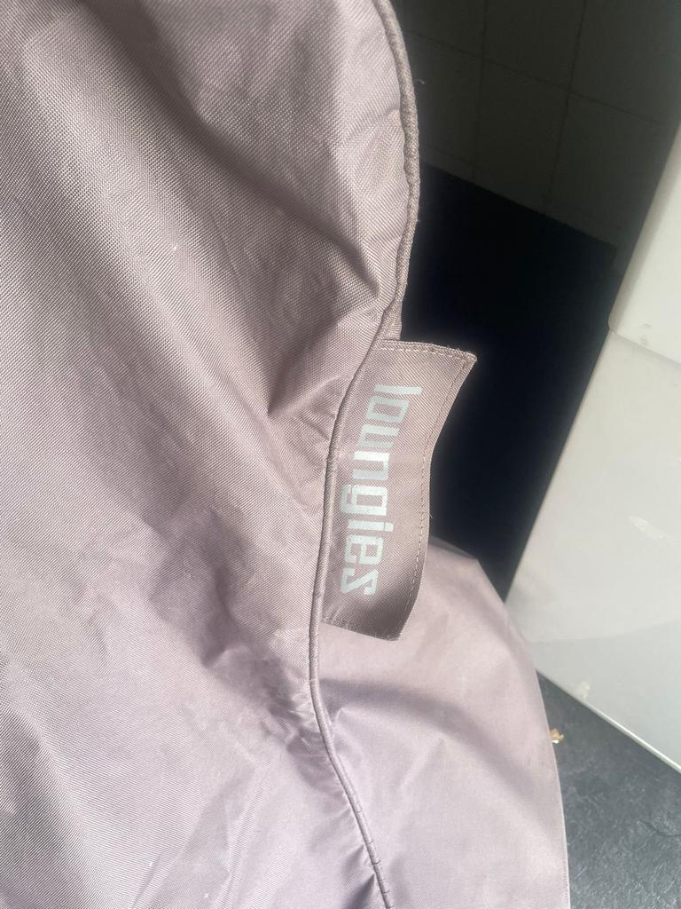 Te Koop zitzak, Ophalen, Gebruikt, Grijs, Zitzak