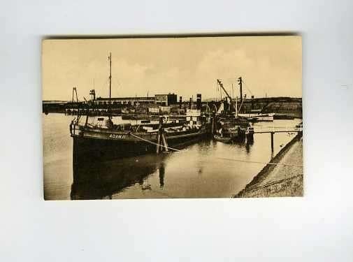 scheepvaart-foto/kaart-IJMUIDEN-zuiger adam III, Ophalen of Verzenden, 1940 tot 1960, Gelderland