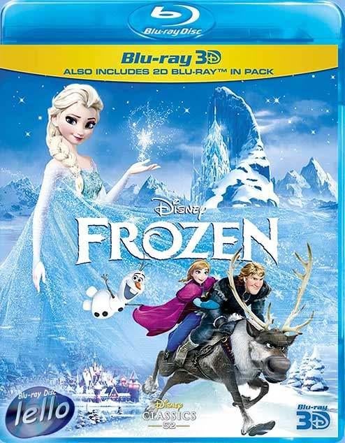 Blu-ray 3D: Disney's Frozen (2013 Kristen Bell) KC niet NLOG, Cd's en Dvd's, Blu-ray, Ophalen of Verzenden, Nieuw in verpakking