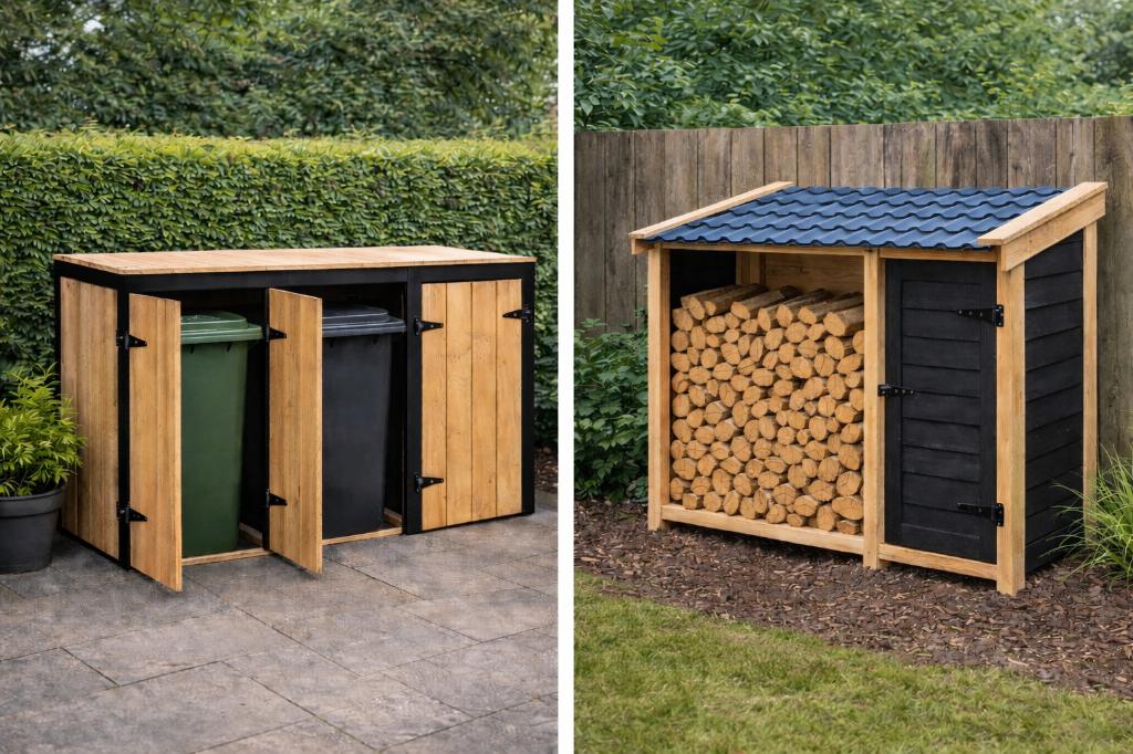 Douglas Kliko Ombouw | Container Ombouw | Houtopslag Op Maat, Tuin en Terras, Bergingen en Tuinkasten, Ophalen, Nieuw, Hout, Containerberging