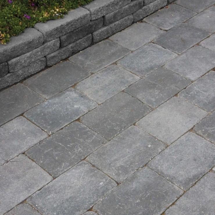20m2 Abbeystones grijs 20x30 cm, Ophalen, Gebruikt, Klinkers, 10 m² of meer