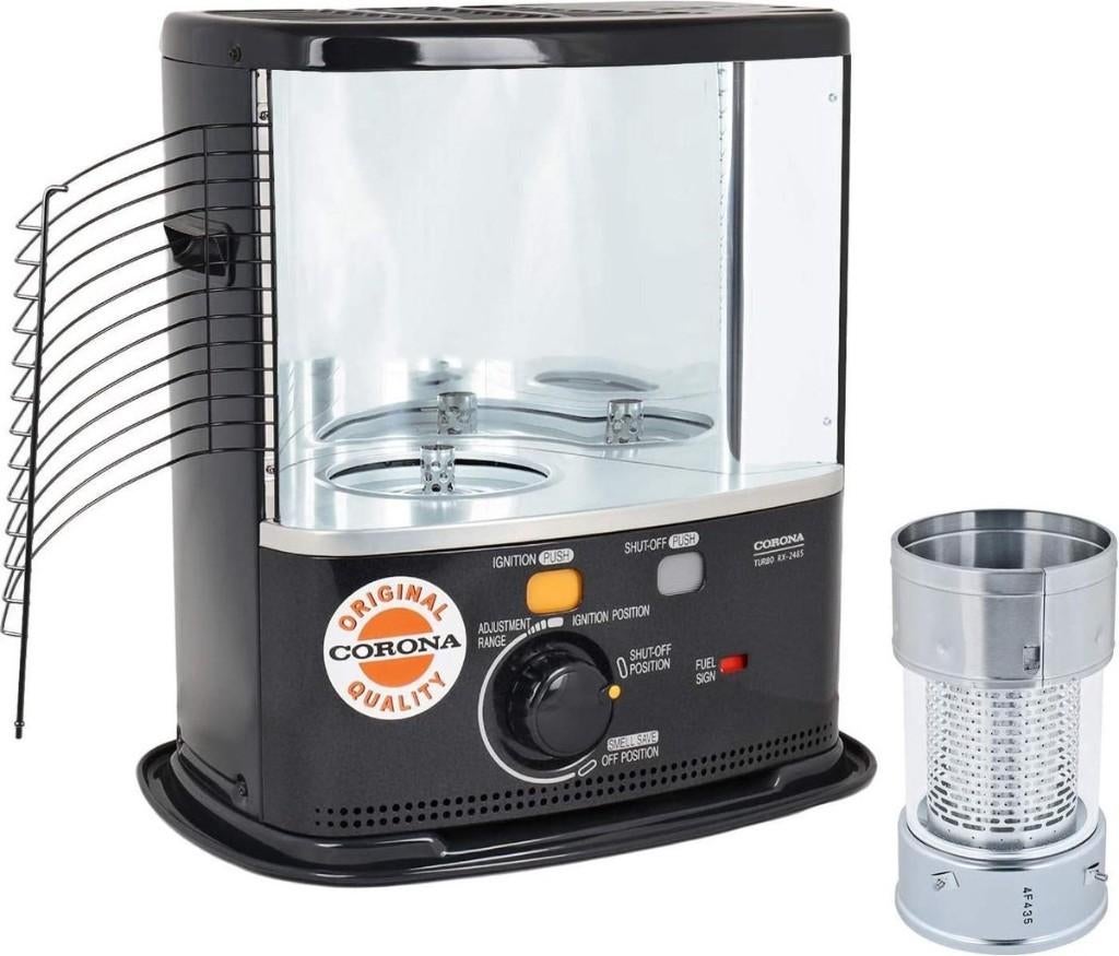 Petroleumkachel TURBO Corona RX2485 incl. volle tank!, Overige brandstoffen, Petroleumkachel, Ophalen of Verzenden, Zo goed als nieuw