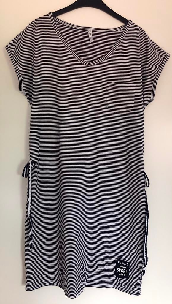 Zoso gestreepte jurk - maat L/40/42 - 95% katoen, Blauw, Maat 42/44 (L), Ophalen of Verzenden, Gedragen