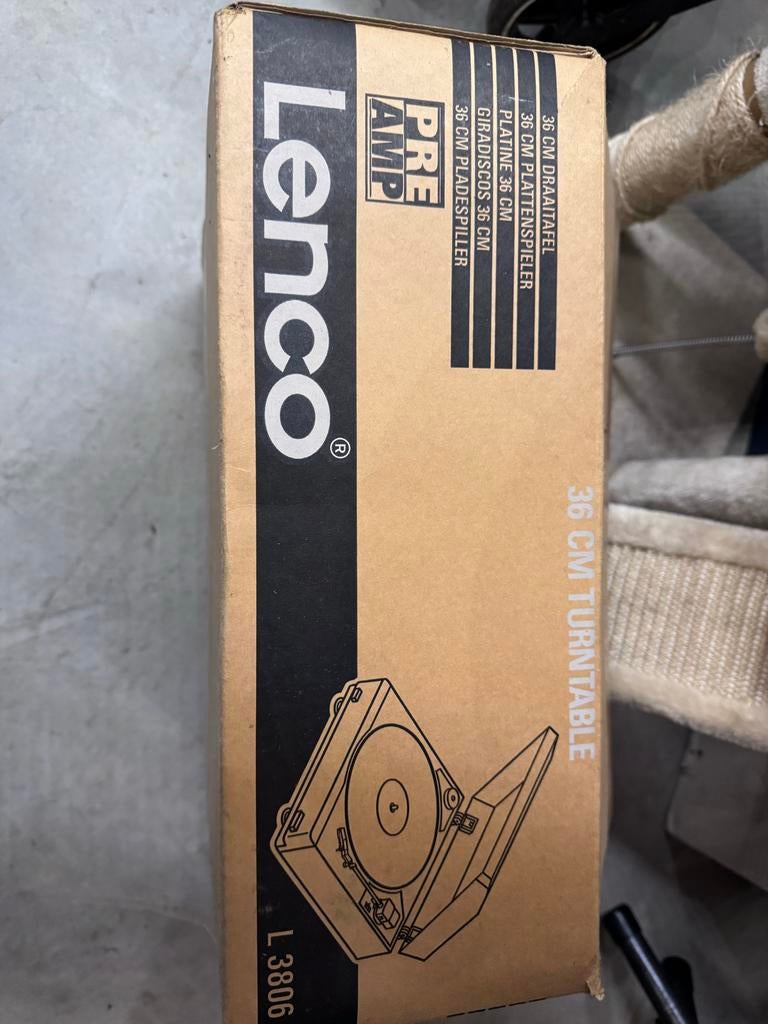 Lenco L 3806 draaitafel, Ophalen of Verzenden, Nieuw, Platenspeler, Overige merken