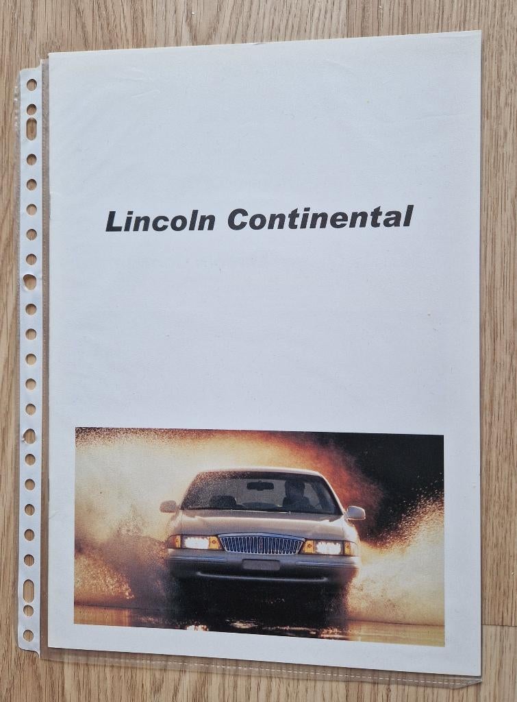 Folders Lincoln, Ophalen of Verzenden, Zo goed als nieuw, Overige merken