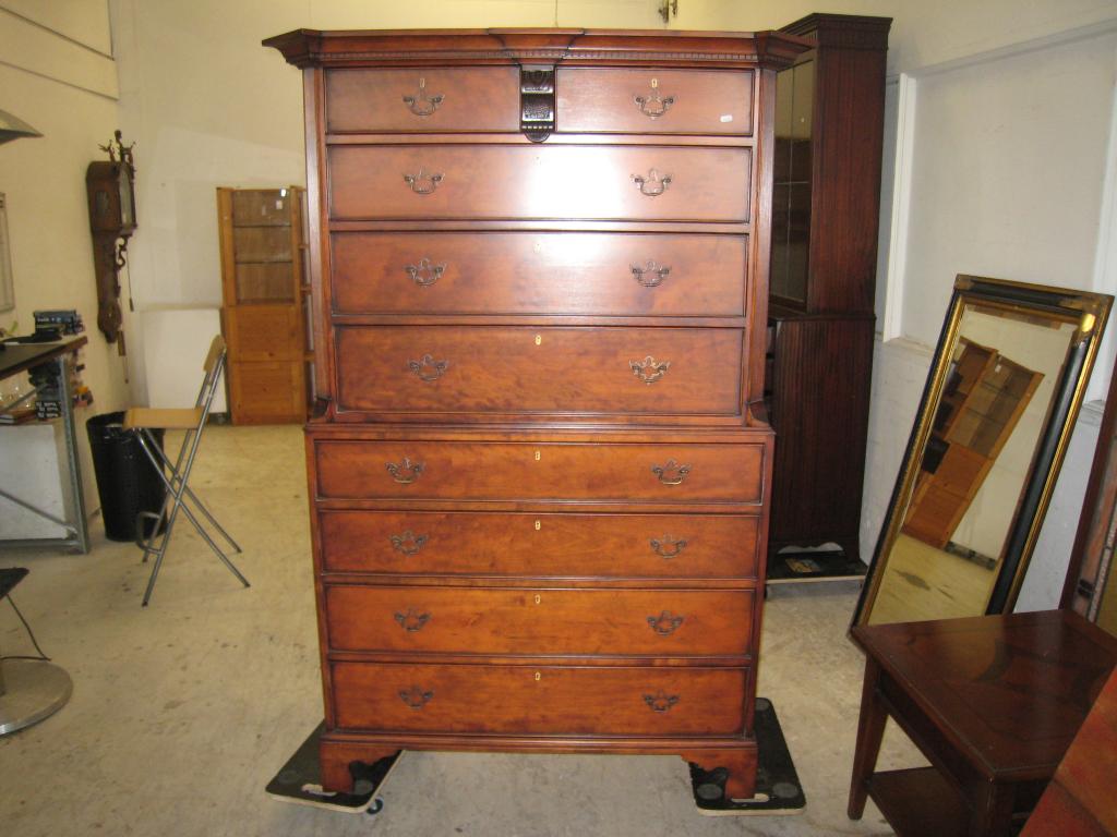 Fraaie Chest-on-Chest ladenkastkast met 9 lades, Niet ingevuld, Gebruikt, Niet ingevuld, Niet ingevuld