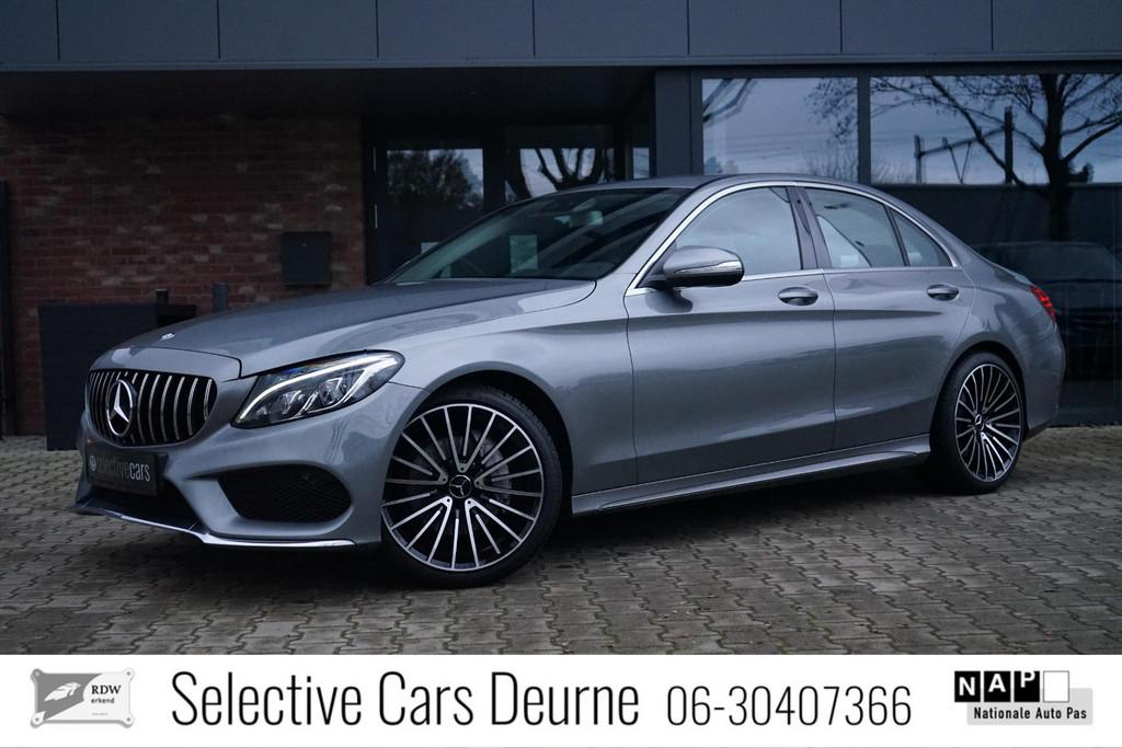 Mercedes-Benz C-klasse 200 ,AMG Automaat, 19'', Led, Cruise,, Automaat, Stoelverwarming, 4 cilinders, 1365 kg