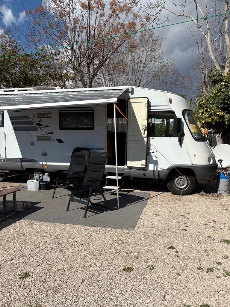 Goed onderhouden 5-persoons Mercedes Hymer camper automaat, Caravans en Kamperen, Campers, Particulier, tot en met 5, Integraal