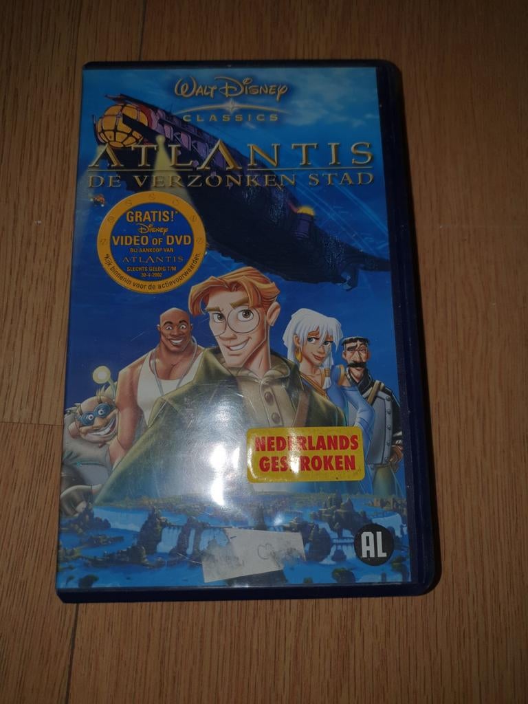 Videoband VHS Atlantis de verzonken stad, Cd's en Dvd's, VHS | Kinderen en Jeugd, Alle leeftijden, Ophalen of Verzenden, Gebruikt