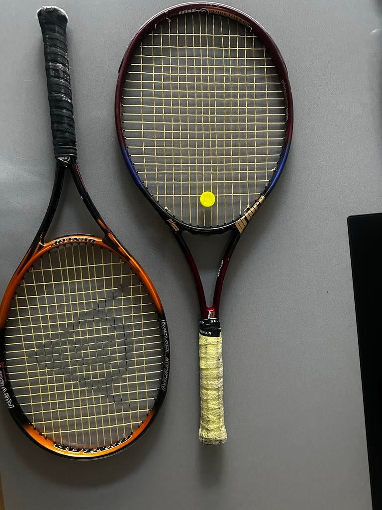 Prince en Dunlop tennisrackets, Ophalen, Gebruikt, Racket, Prince