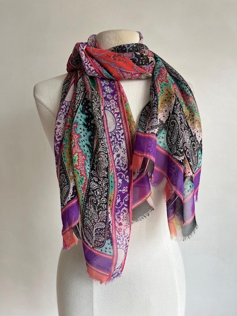 etro sjaal, Etro, Verzenden, Maat 46/48 (XL) of groter, Zo goed als nieuw