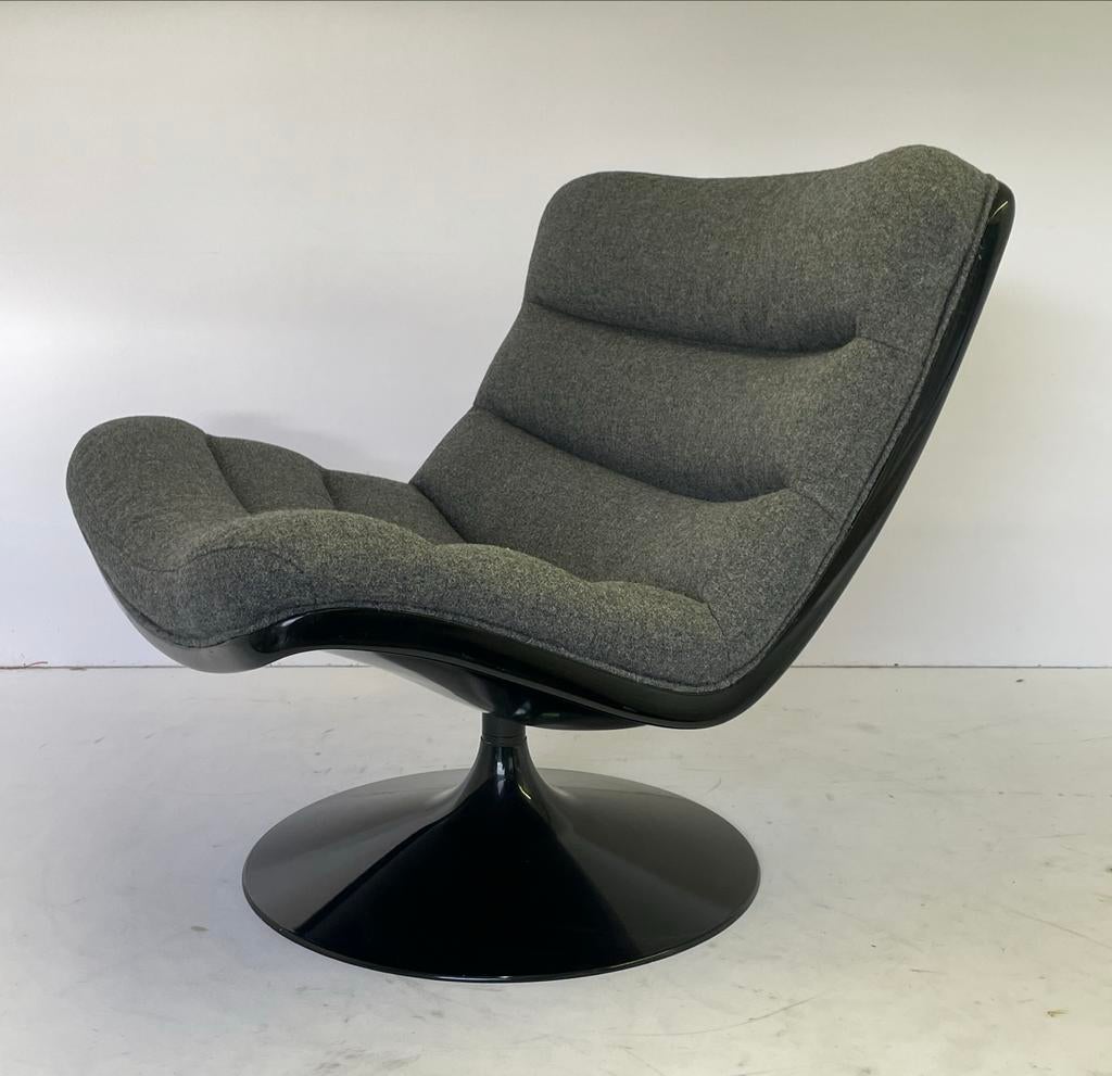 Artifort F976 Draaibare Fauteuil - Geoffrey Harcourt, F976, Ophalen of Verzenden, Zo goed als nieuw, Stof