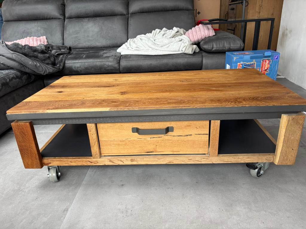 Henders and Hazel Farmland salontafel 1,20 x 0,60, Ophalen, 100 tot 150 cm, 50 tot 100 cm, Zo goed als nieuw