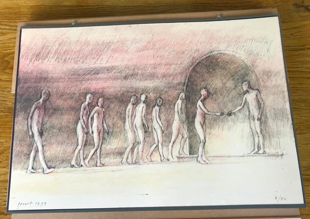 Zeefdruk van Geurt van Dijk 8/50, Ophalen of Verzenden