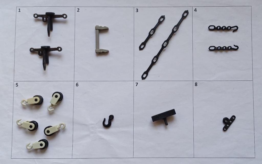 playmobil onderdelen viskotter/boot suzanne 3551, Ophalen of Verzenden, Gebruikt, Los playmobil