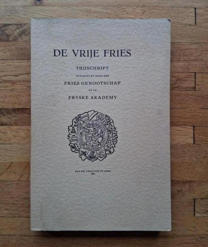 De vrije Fries deel 46 uit 1964
Fries genootschap geschieden, Ophalen of Verzenden, Zo goed als nieuw