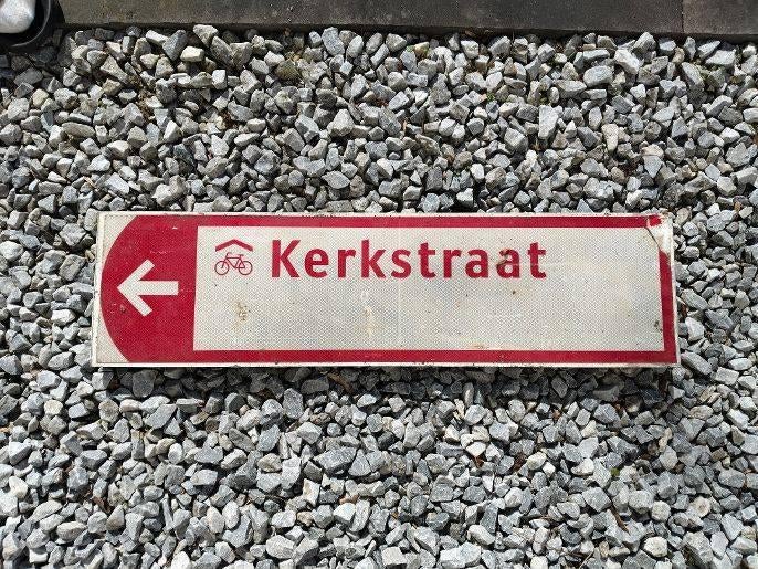 verkeersbord voor de mancave, Verzamelen, Merken en Reclamevoorwerpen, Ophalen, Gebruikt, Reclamebord