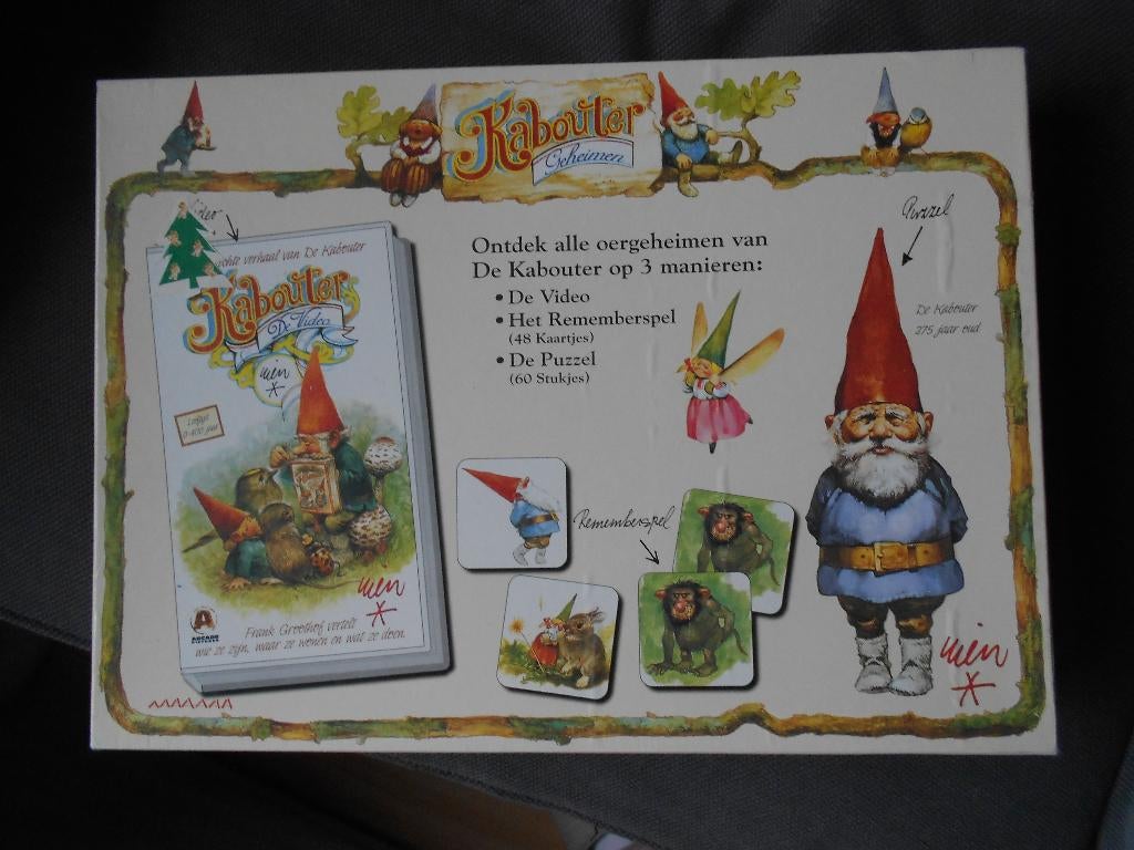 Kabouter geheimen Rien Poortvliet 1997 + kabouter kwartet, Ophalen, Gebruikt