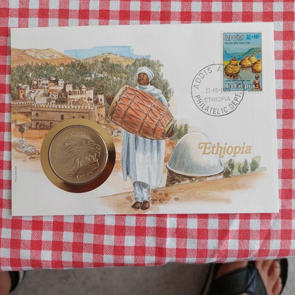 Munt- Brief / Munz-Briefe aus aller Welt, Ophalen of Verzenden, Zuid-Afrika, Setje